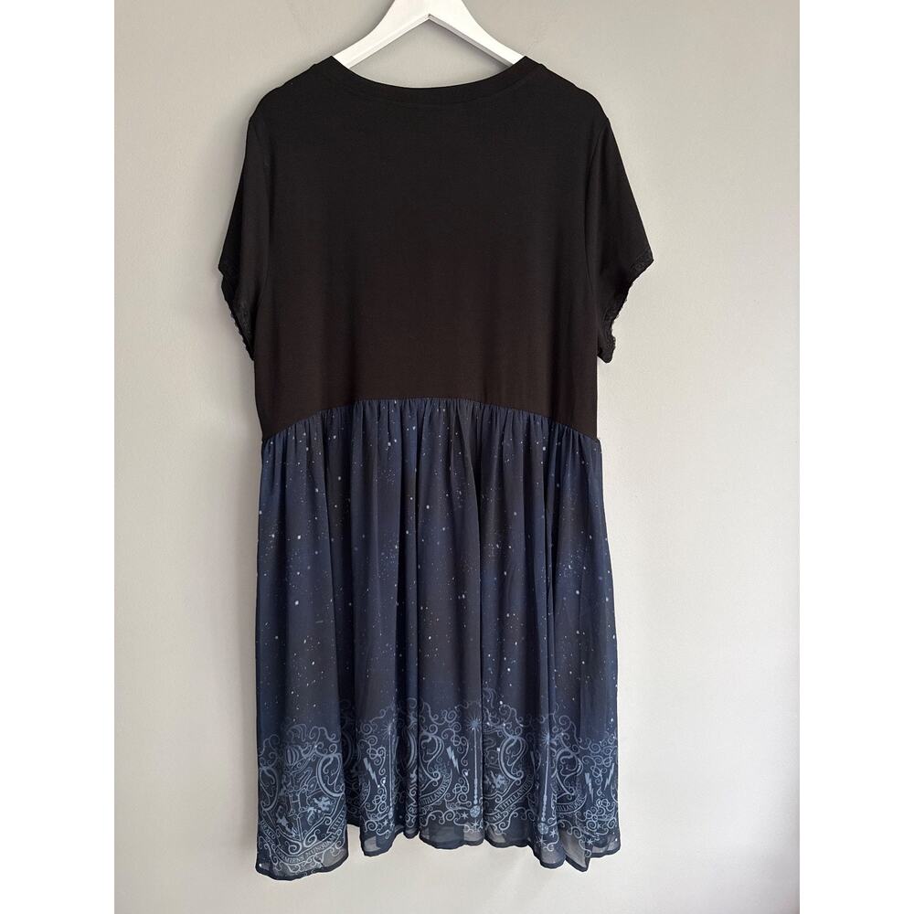 Torrid Harry Potter Women 3 Black Babydoll Dress Whimsigoth Dark Academia Witchy - Picture 7 of 9